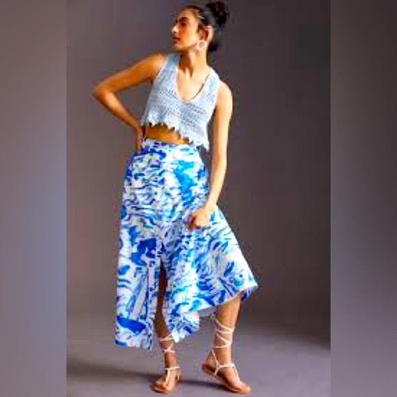 Maeve A-Line Printed Maxi Skirt. - Picture 1 of 5
